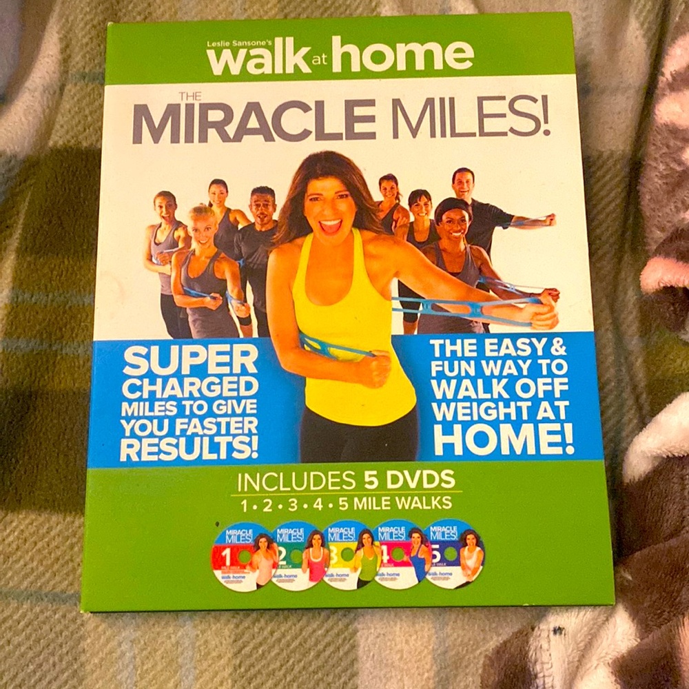 Walk Away the Pounds Miracle Miles 5 Dvds.